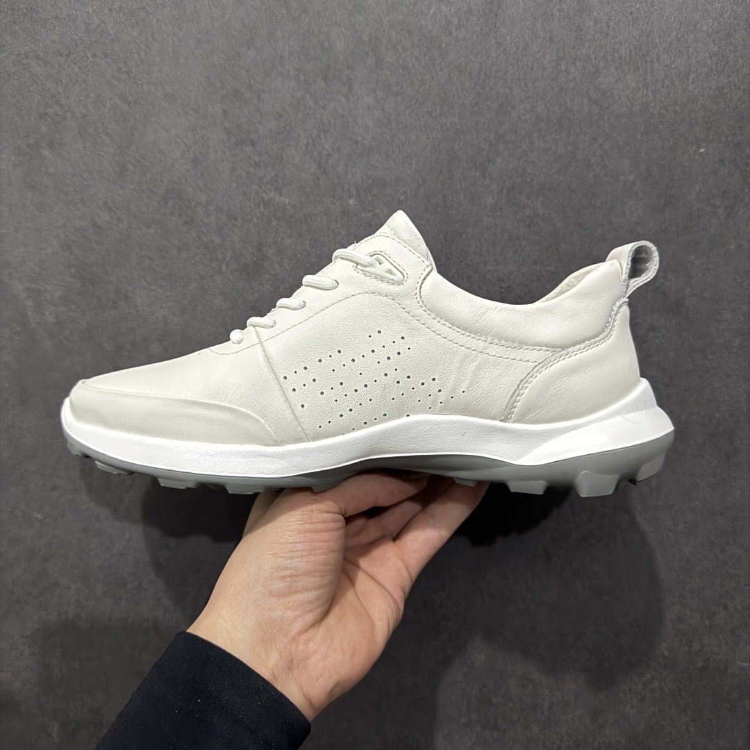 图片[2]-【公司级】ECCO爱步男鞋真皮四季鞋 健步系列运动鞋休闲跑步鞋 脚感轻便舒适 面料ECCO家族工艺牛皮 鞋面开孔结构设计增强透气性 E-DTS混合大底科技 耐磨 防滑 轻便 兼顾透气性和包裹性 带来全方位透气脚感 PU+橡胶发泡组合轻盈鞋底具有良好的缓震性能 脚感极佳 轻盈无压力 尺码：38 39 40 41 42 43 44（皮鞋码）-选品中心