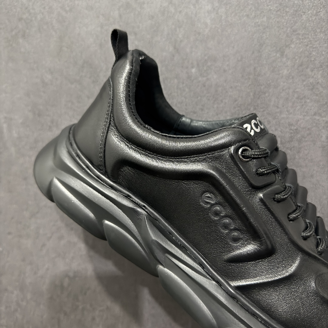图片[6]-【公司级】ECCO爱步男鞋真皮四季鞋 健步系列运动鞋休闲跑步鞋 脚感轻便舒适 面料ECCO家族工艺牛皮 鞋面开孔结构设计增强透气性 E-DTS混合大底科技 耐磨 防滑 轻便 兼顾透气性和包裹性 带来全方位透气脚感 PU+橡胶发泡组合轻盈鞋底具有良好的缓震性能 脚感极佳 轻盈无压力 尺码：38 39 40 41 42 43 44（皮鞋码）-选品中心