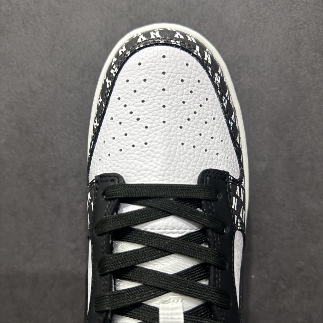 【定制版】Nk SB Dunk Low MLB联名 满文黑勾 周年高端定制 低帮休闲板鞋  LW1818-111