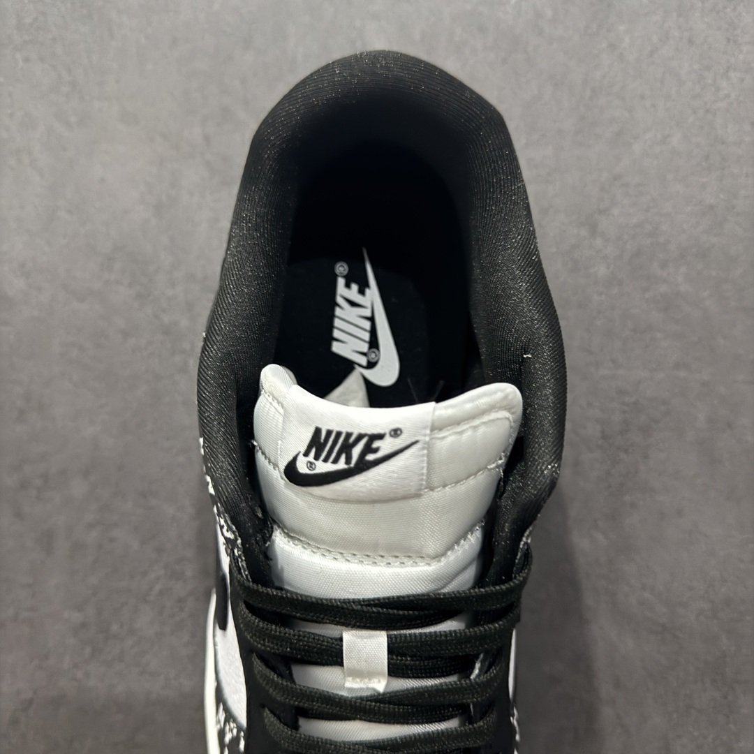 【定制版】Nk SB Dunk Low MLB联名 满文黑勾 周年高端定制 低帮休闲板鞋  LW1818-111