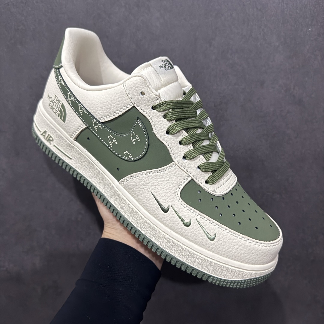 【定制版】Nike Air Force 1 Low 07 x The North Face 白绿三小钩 KK1988-043