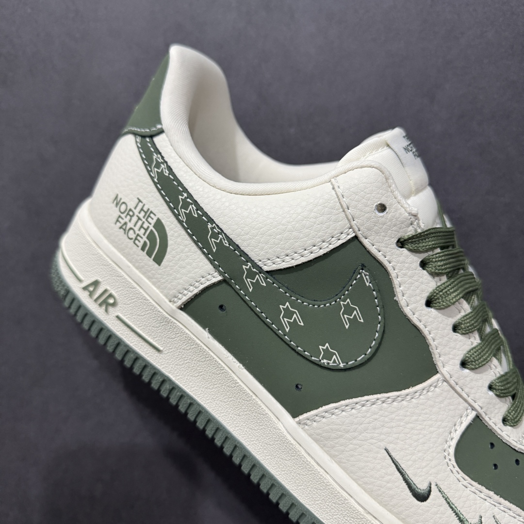 【定制版】Nike Air Force 1 Low 07 x The North Face 白绿三小钩 KK1988-043
