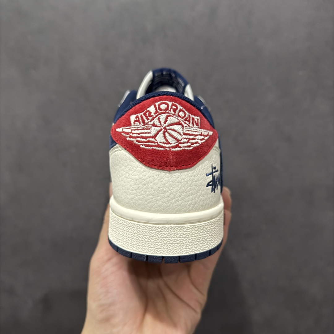 【定制版】Fragment x Travis Scott x斯图西 Air Jordan 1 Low 三方联名倒钩 SJ2068-147