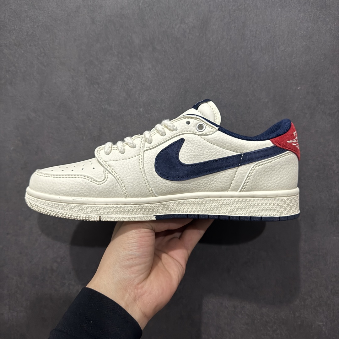 【定制版】Fragment x Travis Scott x斯图西 Air Jordan 1 Low 三方联名倒钩 SJ2068-147