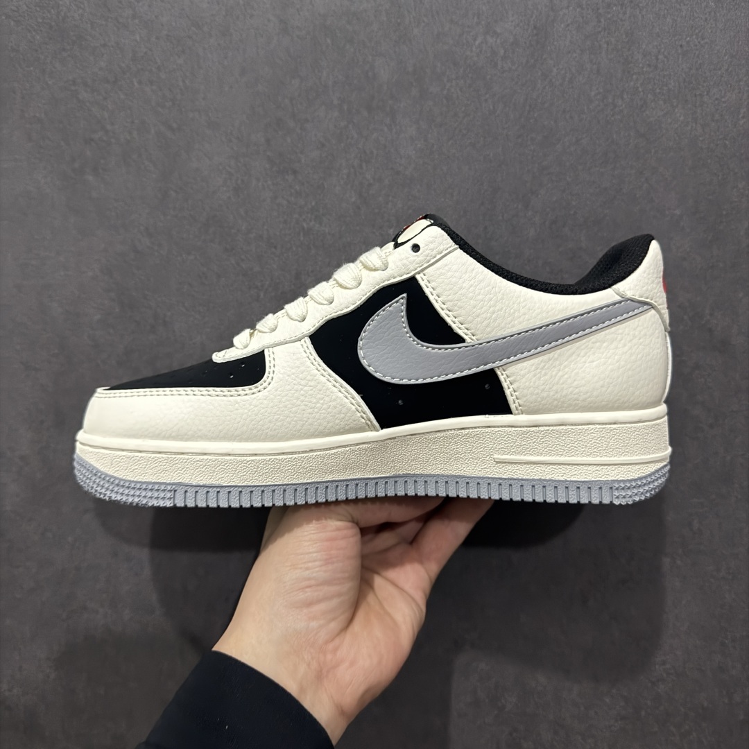 【定制版】Nike Air Force 1 Low 07 x Stussy 白灰黑小钩  XZ6188-766