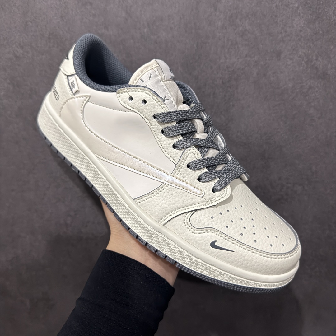 【定制版】Fragment x Travis Scott x UNDEFEATED Air Jordan 1 Low 三方联名倒钩  DM7866-018