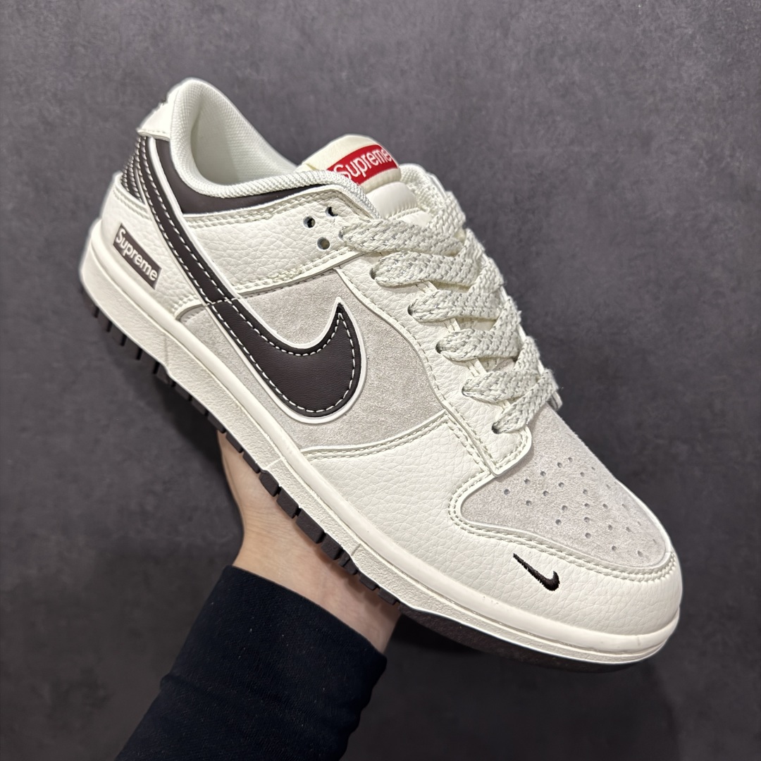 【定制版】Nike SB Dunk Low x Supreme 白黑小钩满天星  XX9934-034