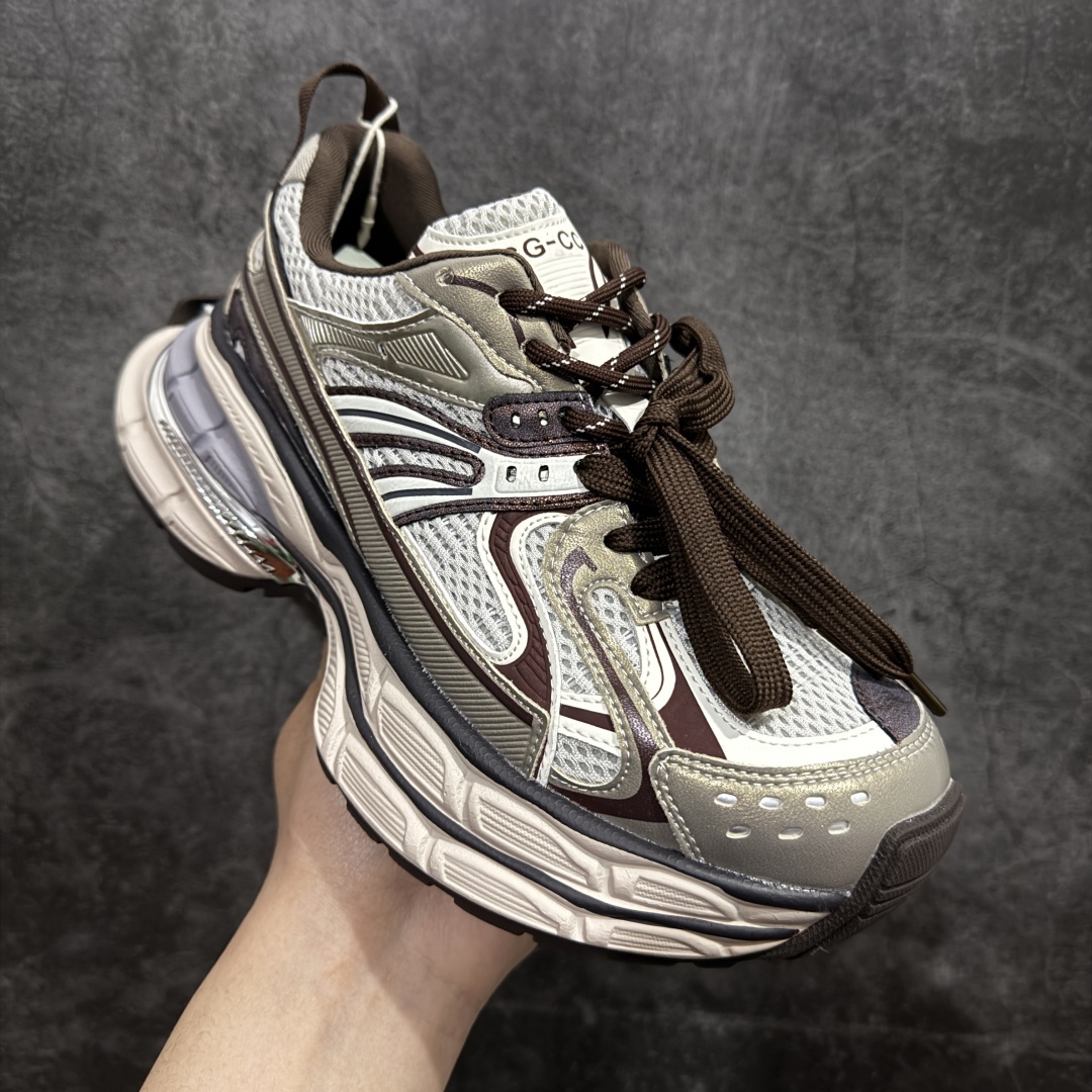 图片[3]-【广东纯原版本】GG-CC Chunky Low白鹿同款独星球 2024新款GGCC低帮复古厚底增高老爹鞋 时髦look轻松定格 不费力展现率性氛围 原版正确大底 高档银盒 酷帅机能风不规则设计大底 8CM 增高厚底 大长腿既视感轻松拿捏 货号：G24X9833 尺码：35 36 37 38 39 40-选品中心