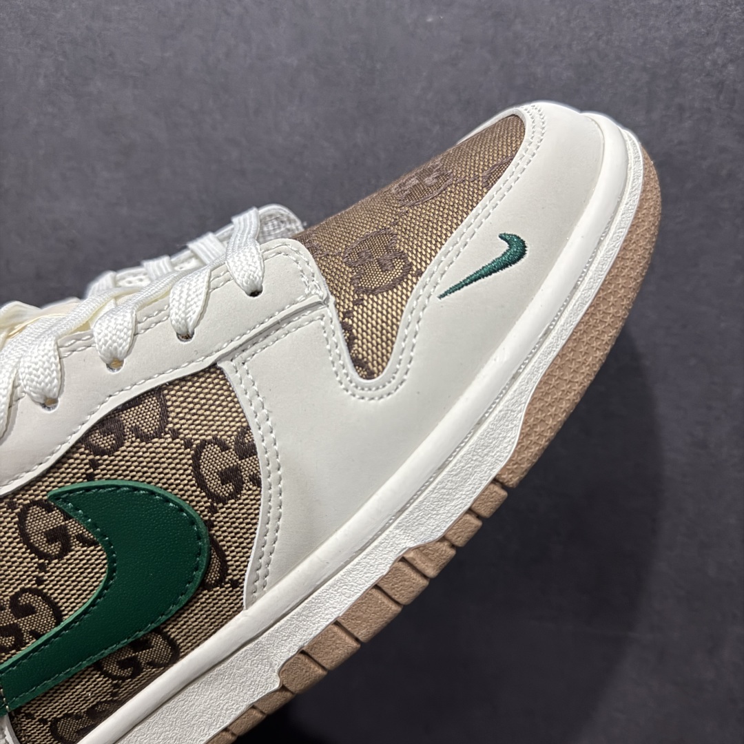 【定制版】Nk SB Dunk Low 古驰联名 帆布绿勾 周年高端定制 低帮休闲板鞋 KK1688-091