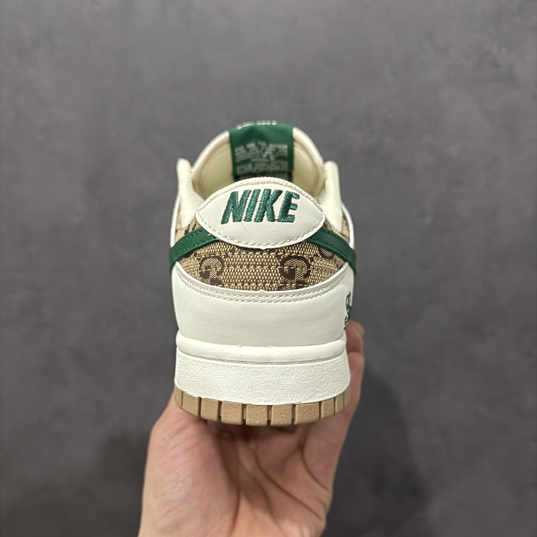 【定制版】Nk SB Dunk Low 古驰联名 帆布绿勾 周年高端定制 低帮休闲板鞋 KK1688-091