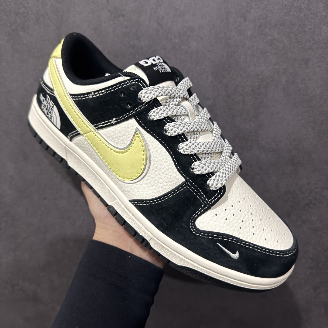 【定制版】Nk SB Dunk Low 北面联名 米黑黄勾 低帮休闲板鞋 XX3168-113