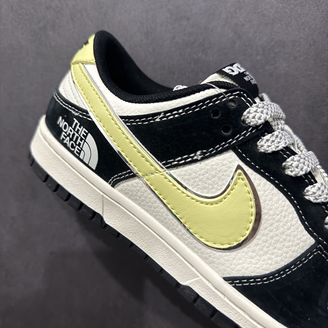 【定制版】Nk SB Dunk Low 北面联名 米黑黄勾 低帮休闲板鞋 XX3168-113