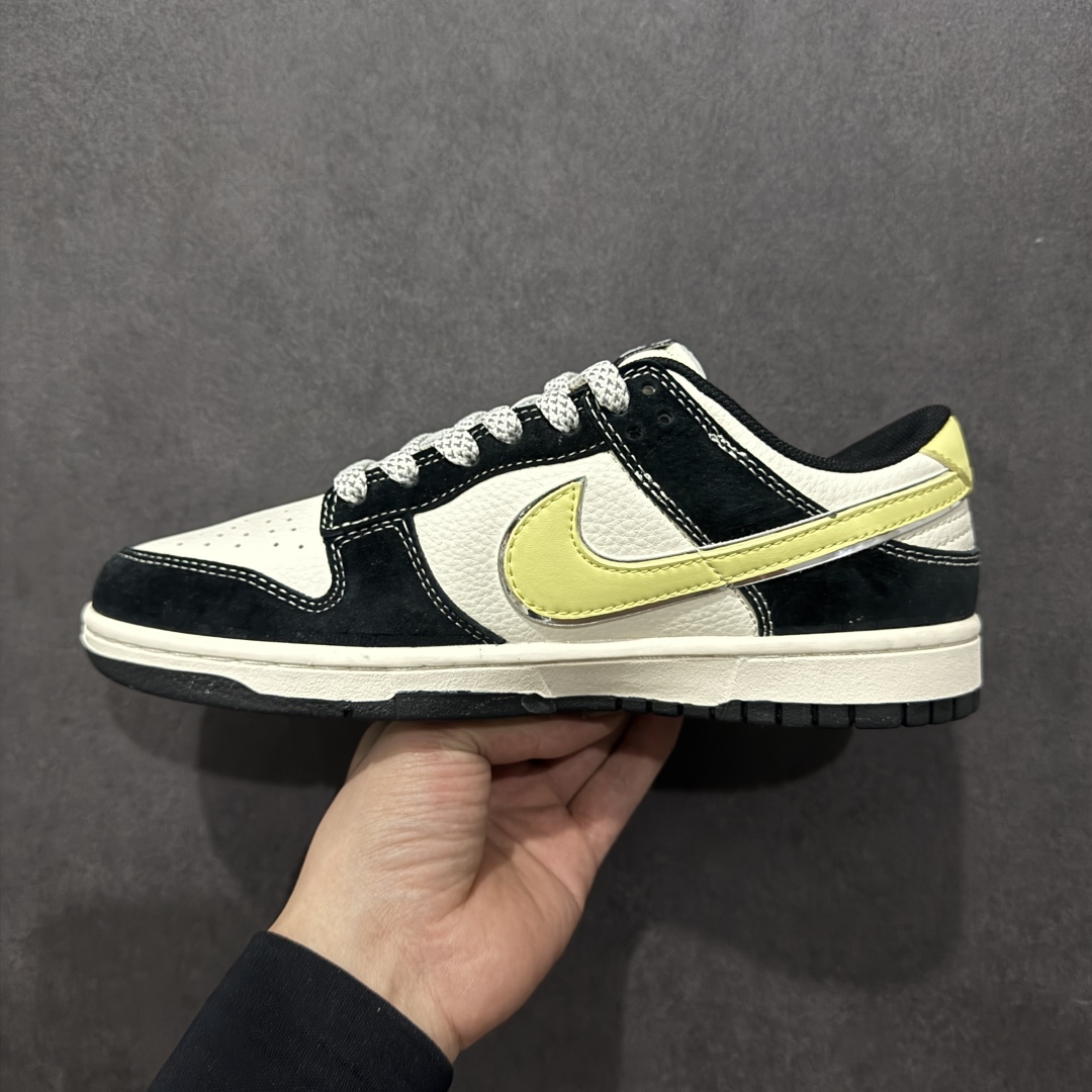 【定制版】Nk SB Dunk Low 北面联名 米黑黄勾 低帮休闲板鞋 XX3168-113