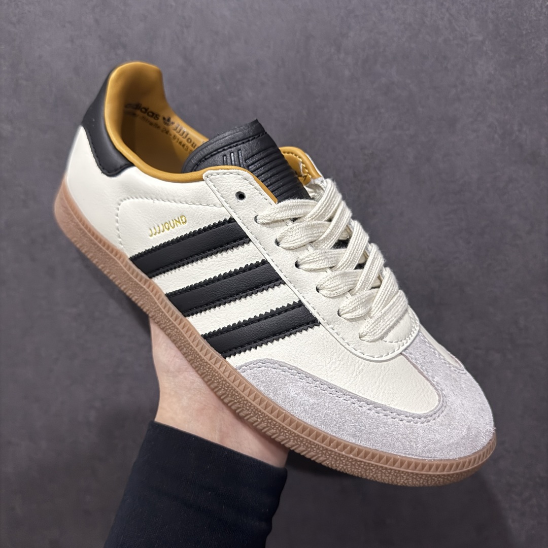 图片[3]-【福利特价】AD Original Samba OG 复古经典轻便板鞋 ID8708 口碑大厂出品 品控大底版型不断改良更新 全套原纸板楦头开发 确保原汁原味 完美呈现桑巴版型 一比一鞋头弧度高度鞋身弧度 此版本只针对中端市场 皮料材质有所更替 其他数据细节工艺流程均保持一致 绝不口嗨 细节品控鞋型随意对比 正确烫金高频细节 原装纳米超迁皮料 独家私模橡胶大底 原盒原配 尺码：36 36.5 37.5 38 38.5 39 40 40.5 41 42 42.5 43 44 44.5 45-选品中心