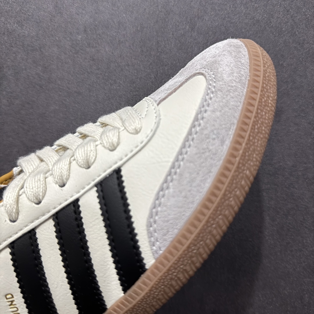 图片[5]-【福利特价】AD Original Samba OG 复古经典轻便板鞋 ID8708 口碑大厂出品 品控大底版型不断改良更新 全套原纸板楦头开发 确保原汁原味 完美呈现桑巴版型 一比一鞋头弧度高度鞋身弧度 此版本只针对中端市场 皮料材质有所更替 其他数据细节工艺流程均保持一致 绝不口嗨 细节品控鞋型随意对比 正确烫金高频细节 原装纳米超迁皮料 独家私模橡胶大底 原盒原配 尺码：36 36.5 37.5 38 38.5 39 40 40.5 41 42 42.5 43 44 44.5 45-选品中心