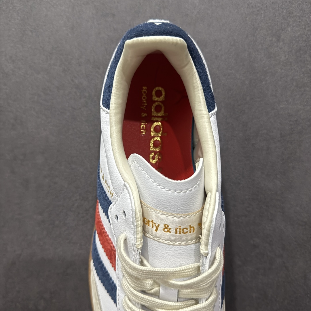 图片[7]-【福利特价】AD Original Samba OG 复古经典轻便板鞋 IH8338 口碑大厂出品 品控大底版型不断改良更新 全套原纸板楦头开发 确保原汁原味 完美呈现桑巴版型 一比一鞋头弧度高度鞋身弧度 此版本只针对中端市场 皮料材质有所更替 其他数据细节工艺流程均保持一致 绝不口嗨 细节品控鞋型随意对比 正确烫金高频细节 原装纳米超迁皮料 独家私模橡胶大底 原盒原配 尺码：36 36.5 37.5 38 38.5 39 40 40.5 41 42 42.5 43 44 44.5 45-选品中心