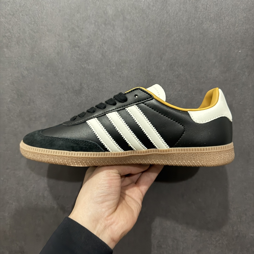 图片[2]-【福利特价】AD Original Samba OG 复古经典轻便板鞋 ID8707 口碑大厂出品 品控大底版型不断改良更新 全套原纸板楦头开发 确保原汁原味 完美呈现桑巴版型 一比一鞋头弧度高度鞋身弧度 此版本只针对中端市场 皮料材质有所更替 其他数据细节工艺流程均保持一致 绝不口嗨 细节品控鞋型随意对比 正确烫金高频细节 原装纳米超迁皮料 独家私模橡胶大底 原盒原配 尺码：36 36.5 37.5 38 38.5 39 40 40.5 41 42 42.5 43 44 44.5 45-选品中心