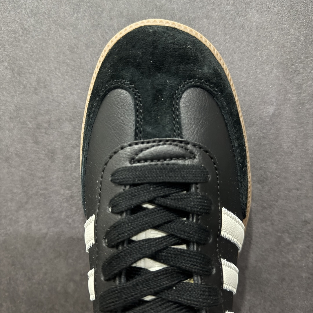 图片[8]-【福利特价】AD Original Samba OG 复古经典轻便板鞋 ID8707 口碑大厂出品 品控大底版型不断改良更新 全套原纸板楦头开发 确保原汁原味 完美呈现桑巴版型 一比一鞋头弧度高度鞋身弧度 此版本只针对中端市场 皮料材质有所更替 其他数据细节工艺流程均保持一致 绝不口嗨 细节品控鞋型随意对比 正确烫金高频细节 原装纳米超迁皮料 独家私模橡胶大底 原盒原配 尺码：36 36.5 37.5 38 38.5 39 40 40.5 41 42 42.5 43 44 44.5 45-选品中心