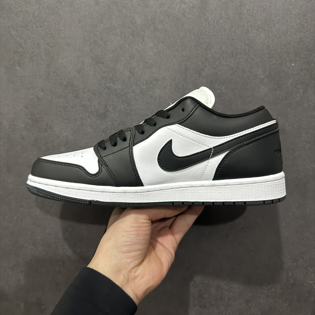 【K版】Air Jordan 1 Low 黑白熊猫 AJ1乔1低帮休闲板鞋  553558-131