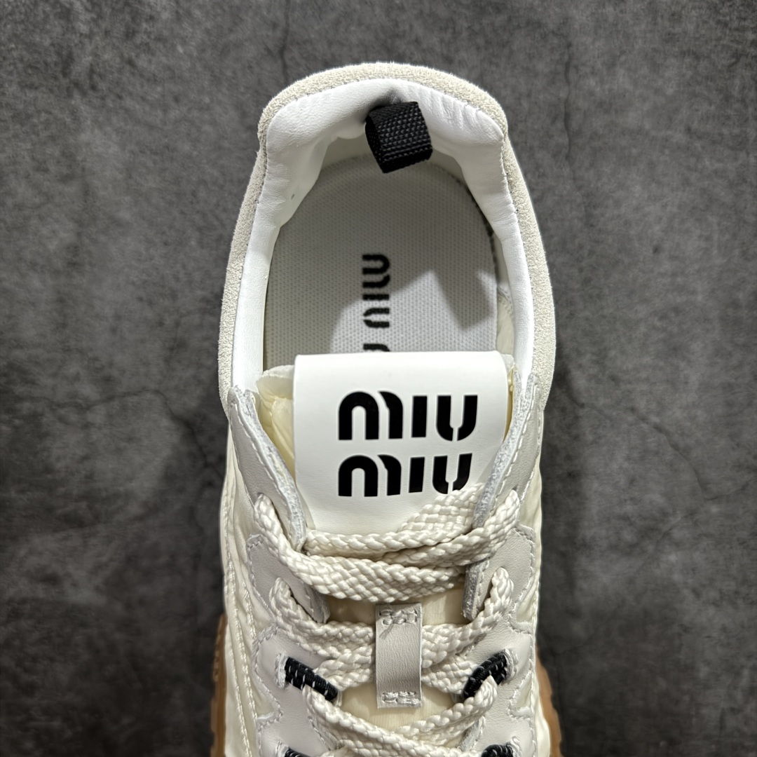 【广东纯原版本】Miumiu 25ss Tyre系列春夏新款德训阿甘鞋休闲运动鞋