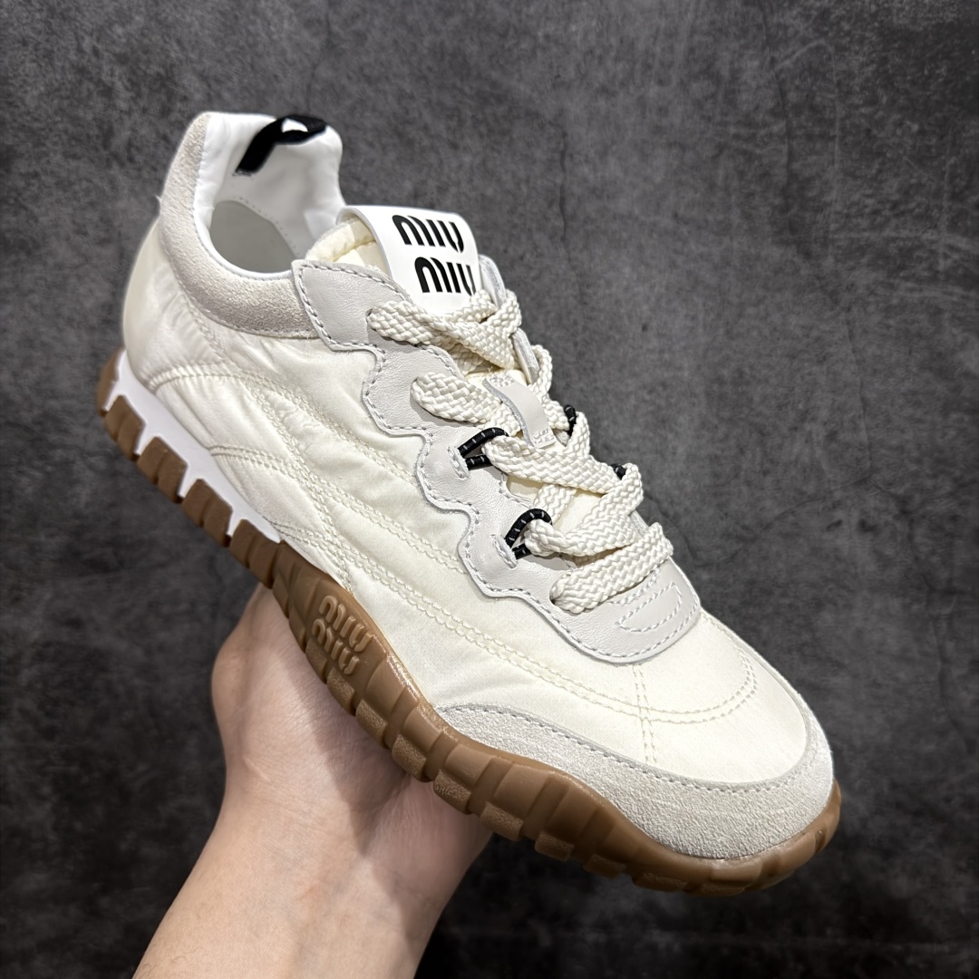 【广东纯原版本】Miumiu 25ss Tyre系列春夏新款德训阿甘鞋休闲运动鞋