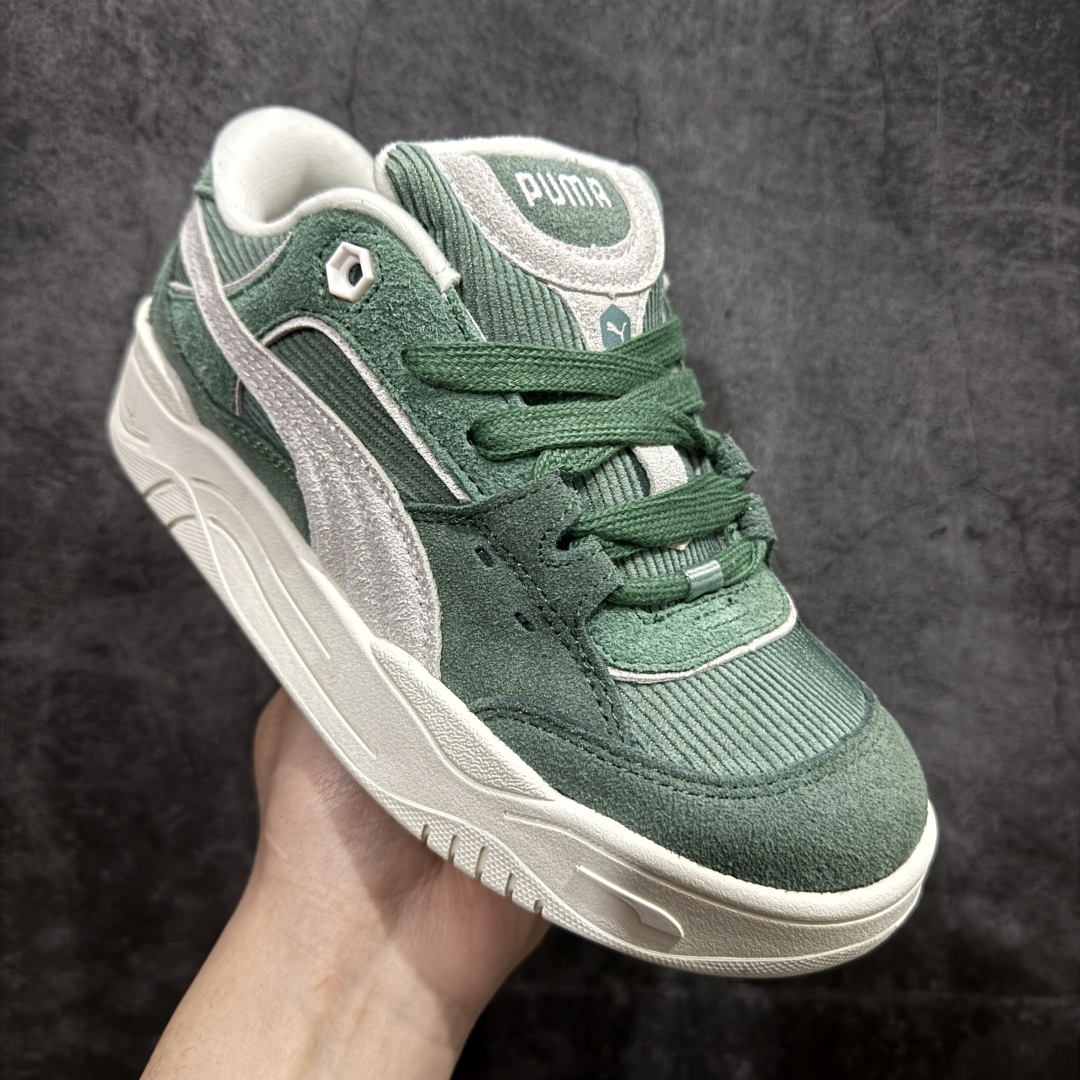 彪马Puma 180 CORDUROY复古厚底撞色面包鞋运动休闲鞋  396025-03