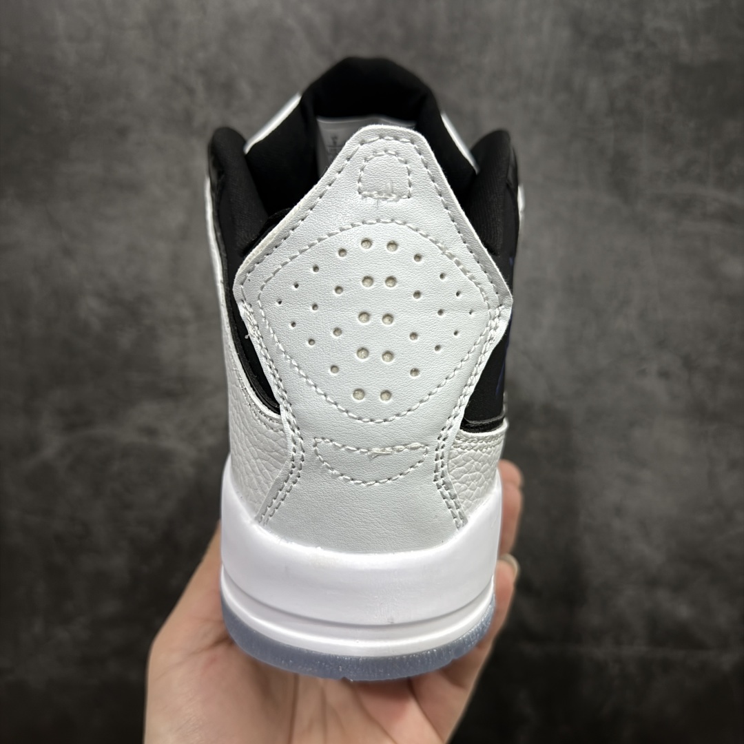 图片[4]-【M免修版】Air Jordan Courtside AJ23 简版中帮复古休闲运动文化篮球鞋 版型好 清洁度高 性价比无敌‼️ 作为AJ3到AJ4之间的过渡产品，之所以被称为AJ3的简版，它们的造型非常的相似但是也有一些差异，鞋面采用耐磨的牛剖层和人造革鞋面搭配，后跟可以明显看见Air Max气垫。出色的包裹效果让鞋子脚感非常舒适，也让脚掌以及脚面更加的贴合鞋子，在双脚落地产生冲击力的同时，可视气垫可以有效减缓力道，提高鞋子整体的稳定性，既能起到减震的作用，又能保证双足舒适的脚感。另外，灵敏的Phylon中底以及鞋帮的设计，锁住双足，也为前掌提供了有效的包裹。内衬部分采用了透气的织物材料，为脚部的舒适脚感提供了充足的条件。最后就是大底部分，大底采用的是橡胶材质，无论是日常压马路还是简单的运动，都是可以驾驭，鞋底水波纹以及其他不规则图案，也保障了鞋子充足的防滑性以及耐磨性。 尺码：36 36.5 37.5 38 38.5 39 40 40.5 41 42 42.5 43 44 44.5 45-选品中心