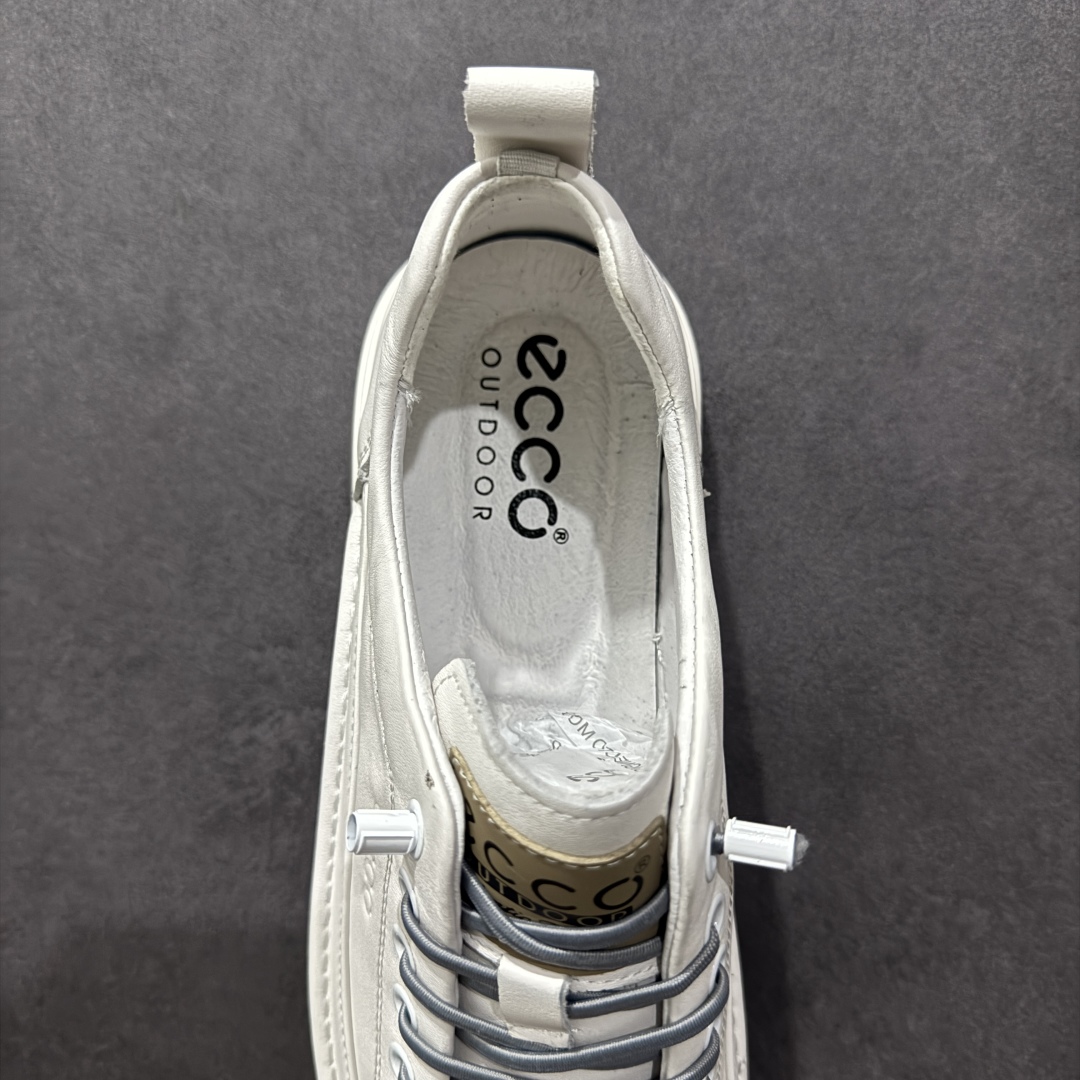 图片[7]-【广东纯原版本】ECCO爱步男款小白鞋百搭鞋 真皮透气防滑休闲板鞋 街头趣闯系列 品质牛皮鞋面，轻盈柔韧 具有良好的透气效果 简约免系带设计 自由穿脱 出行更加方便 PU中底橡胶大底，抓地力强 具有良好的防滑耐磨性 休闲百搭 简约利落 时尚通勤 尺码：38 39 40 41 42 43 44（ 皮鞋码）-选品中心