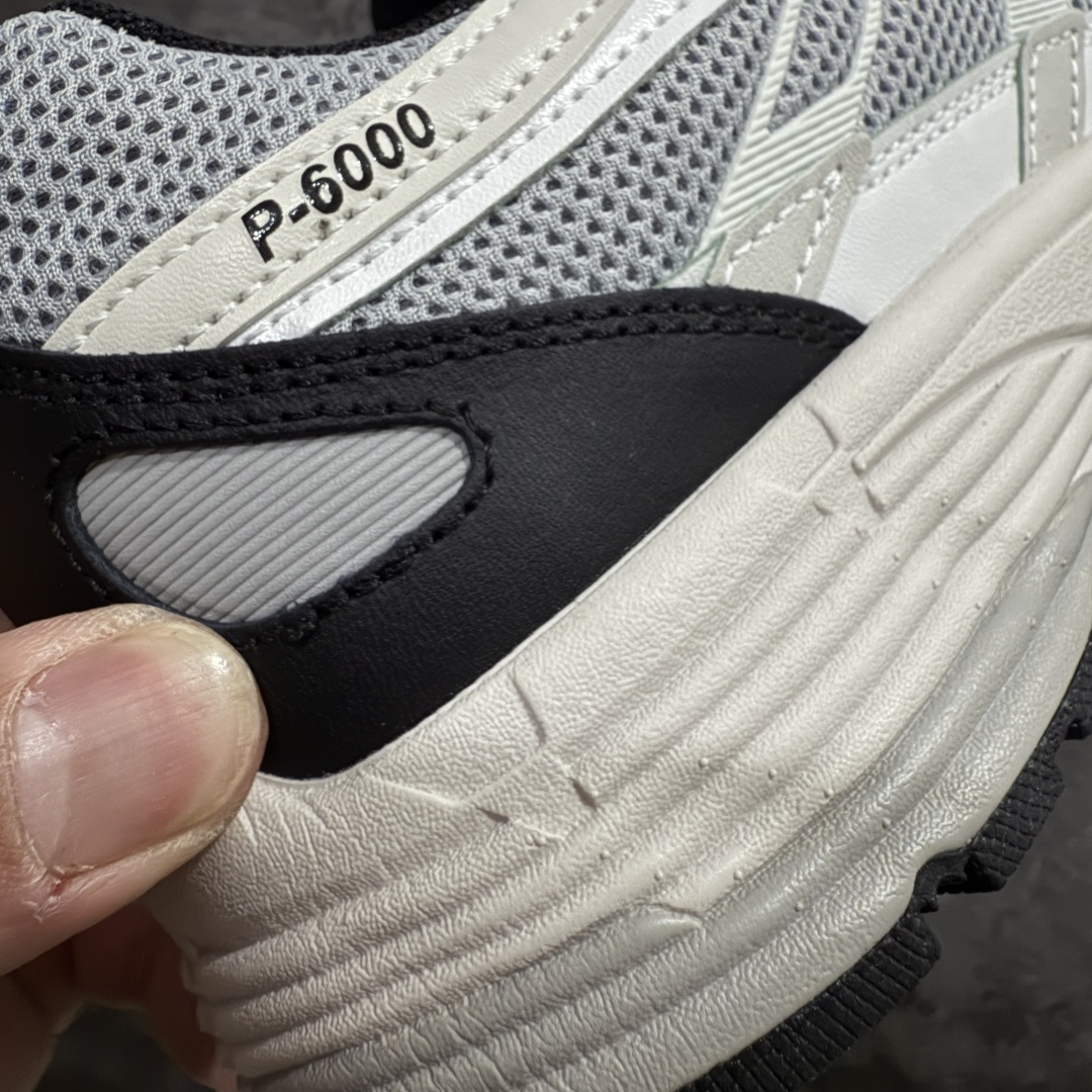图片[4]-【原厂版】 NK P-6000 系列低帮复古老爹风休闲运动舒适慢跑鞋 HJ3488-001 购入原鞋原装纸板楦头开发 独家私模四层组合大底 市场唯一正确版本 充分还原原鞋的感觉！ 鞋面裁片非常复杂 绝对精品的质量 搭配性价比的价格！值得一试 良心定价 新配色陆续出货 进口三文治网面 融合 Pegasus 过往运动鞋设计 助力 21 世纪早期跑步运动跃升时尚新高度 采用透气网眼布、运动风格线条和耐穿覆面 兼具吸睛外观和舒适感受 中底泡绵以田径赛道为灵感 打造厚实设计 缔造出众缓震性能 尺码：36 36.5 37.5 38 38.5 39 40 40.5 41 42 42.5 43 44 44.5 45-选品中心