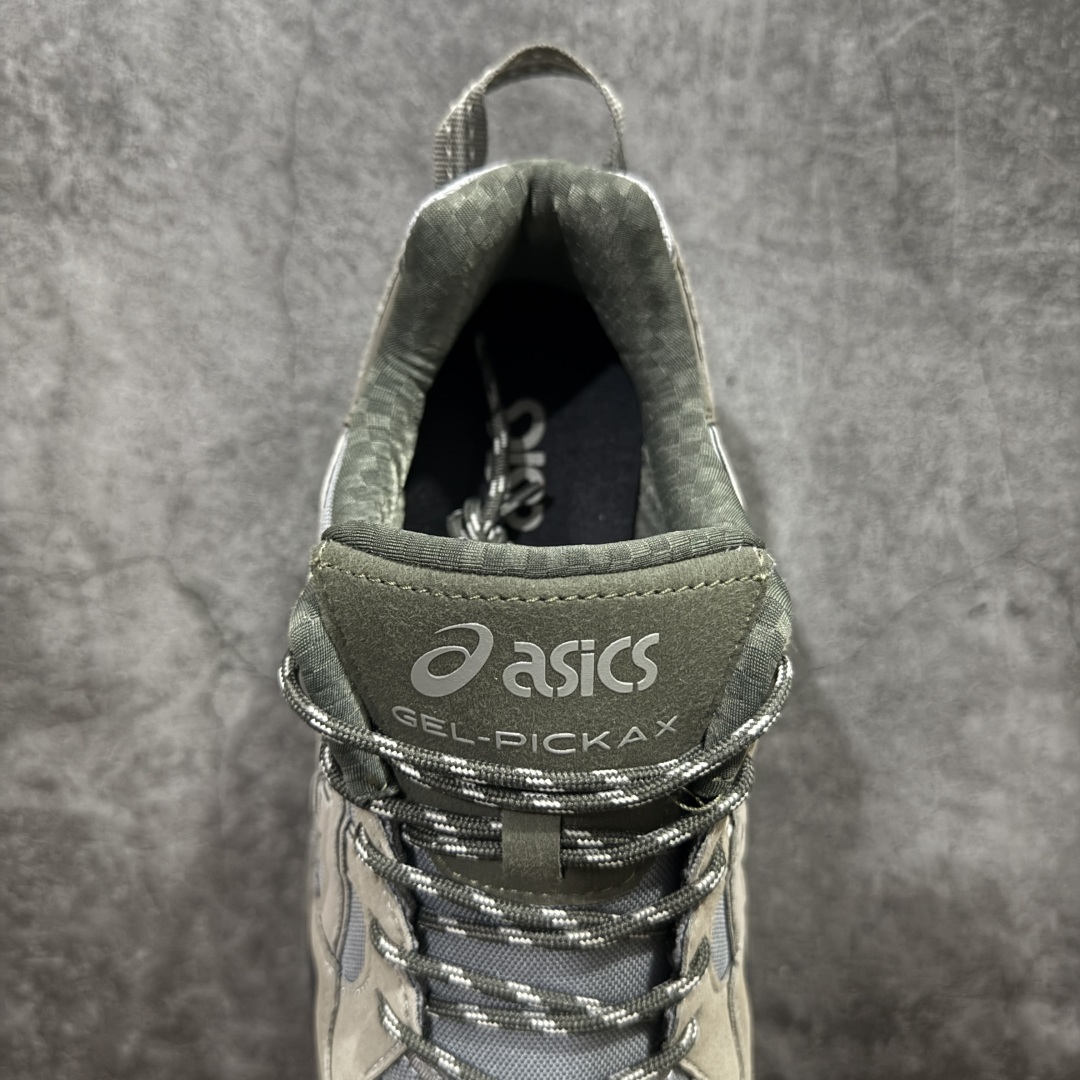 图片[8]-【公司级】亚瑟士 ASICS GEL-PICKAX 登山 户外运动 抗冲击支撑 减震防滑耐磨轻便 徒步鞋 男款 日蚀黑 轻便旅游鞋。秋天踏秋一直在穿这双，上脚最直观的感受就是鞋楦，平时穿一些其他品牌的户外鞋，总会或宽或窄，但是这双的鞋楦真的是刚刚好。作为户外鞋鞋底一定要耐磨+防滑，所以橡胶鞋头+橡胶鞋底，是必备的，而且底子越厚安全感越强，但相应的贴合感就越差，鞋身就越重，这双的鞋底厚度刚刚好，而且整双鞋没有拖沓感，脚部贴合的舒适感是很明显的，感觉设计师是真的研究过亚洲人的脚型，诚意十足。 尺码：36-45含半码-选品中心