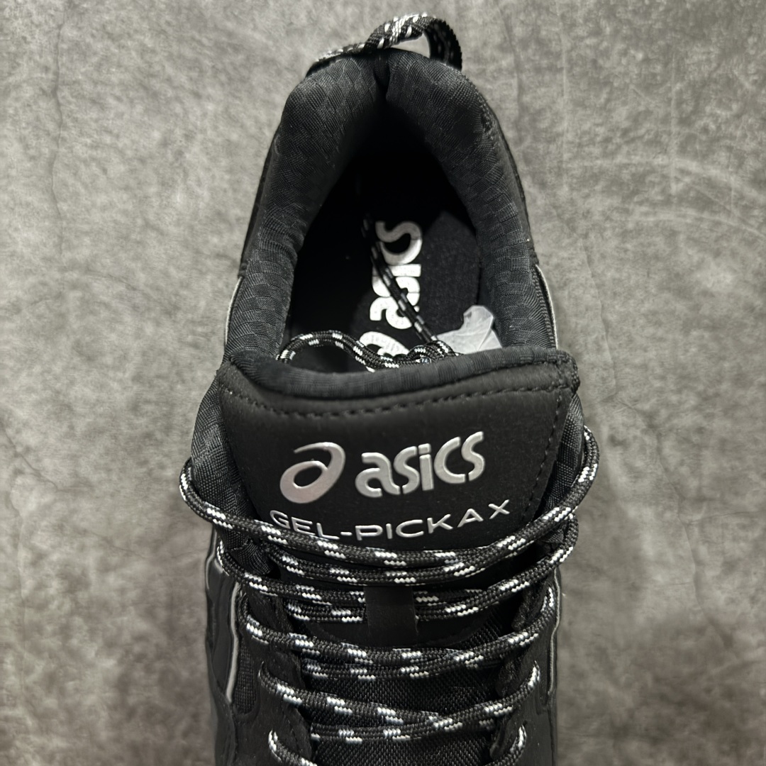 图片[8]-【公司级】亚瑟士 ASICS GEL-PICKAX 登山 户外运动 抗冲击支撑 减震防滑耐磨轻便 徒步鞋 男款 日蚀黑 轻便旅游鞋。秋天踏秋一直在穿这双，上脚最直观的感受就是鞋楦，平时穿一些其他品牌的户外鞋，总会或宽或窄，但是这双的鞋楦真的是刚刚好。作为户外鞋鞋底一定要耐磨+防滑，所以橡胶鞋头+橡胶鞋底，是必备的，而且底子越厚安全感越强，但相应的贴合感就越差，鞋身就越重，这双的鞋底厚度刚刚好，而且整双鞋没有拖沓感，脚部贴合的舒适感是很明显的，感觉设计师是真的研究过亚洲人的脚型，诚意十足。 尺码：36-45含半码-选品中心