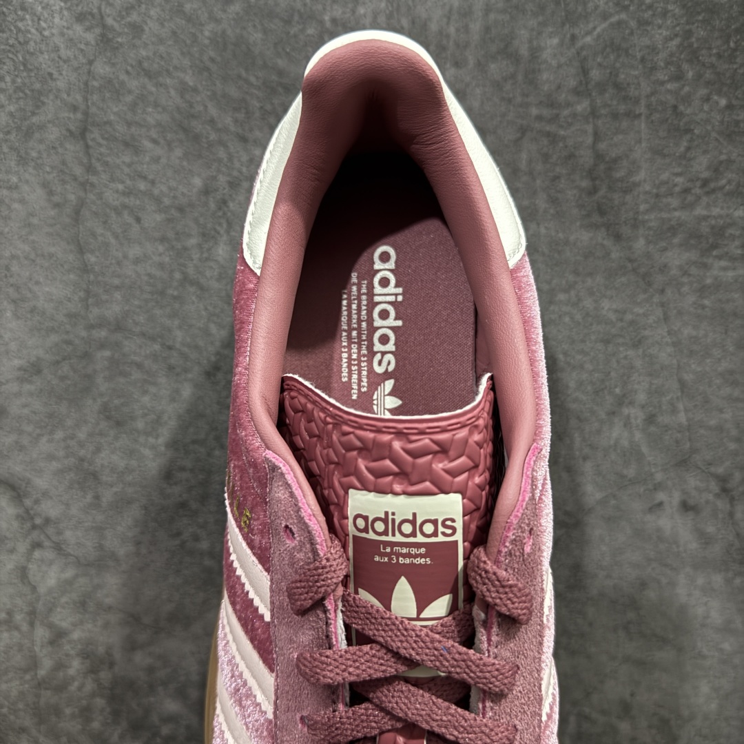 【渠道纯原】Ad Originals Gazelle Bold EG4959 三叶草厚底休闲防滑耐磨低帮板鞋