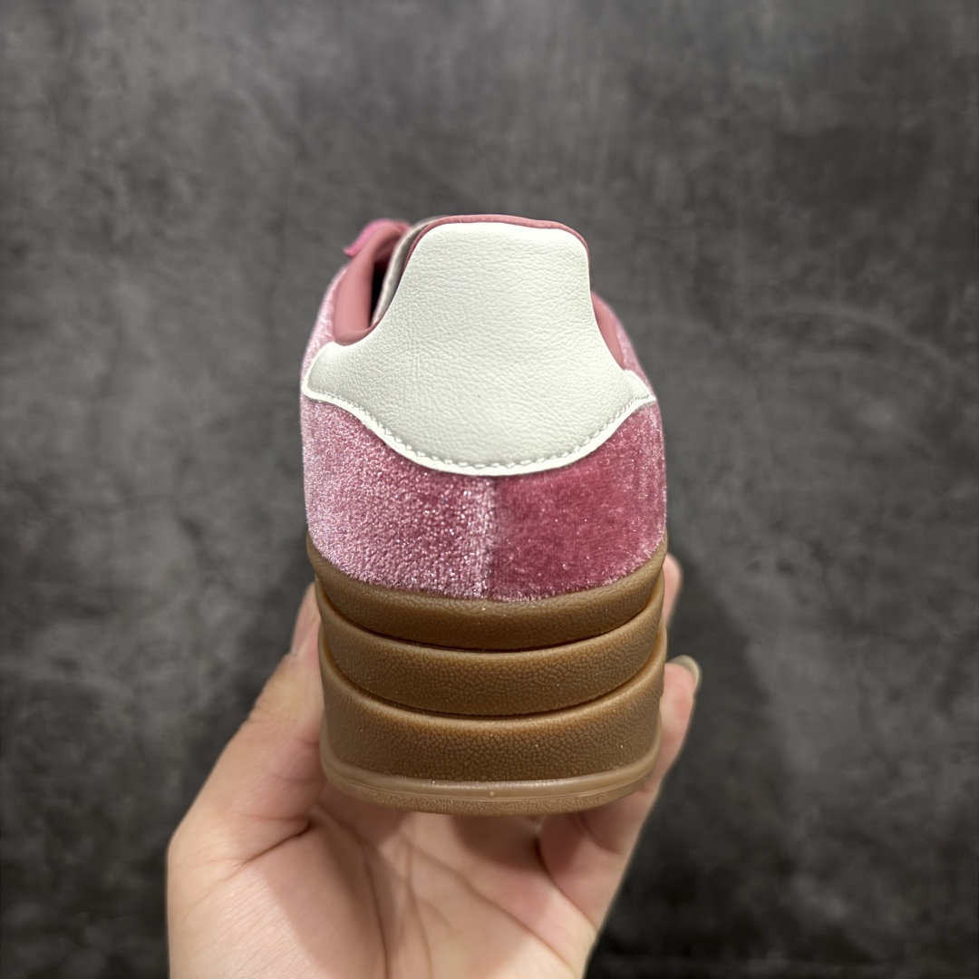 【渠道纯原】Ad Originals Gazelle Bold EG4959 三叶草厚底休闲防滑耐磨低帮板鞋