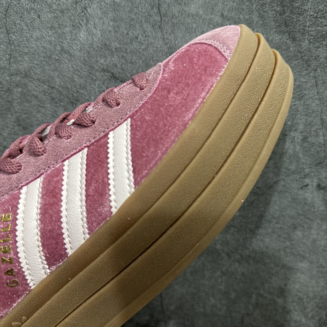 【渠道纯原】Ad Originals Gazelle Bold EG4959 三叶草厚底休闲防滑耐磨低帮板鞋