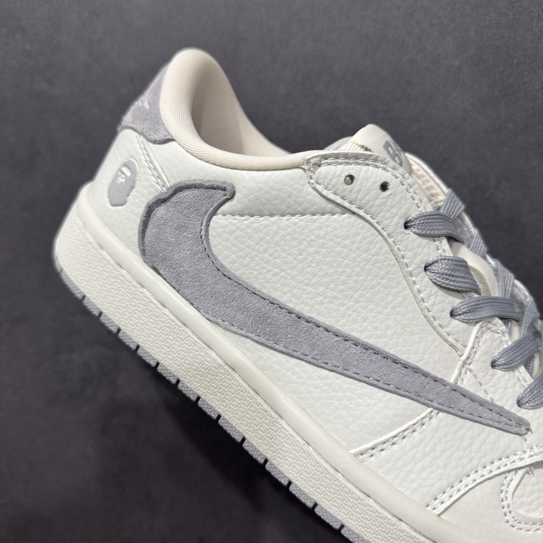 【定制版】Fragment x Travis Scott x 猿人头 Air Jordan 1 Low 三方联名倒钩  JH6088-701
