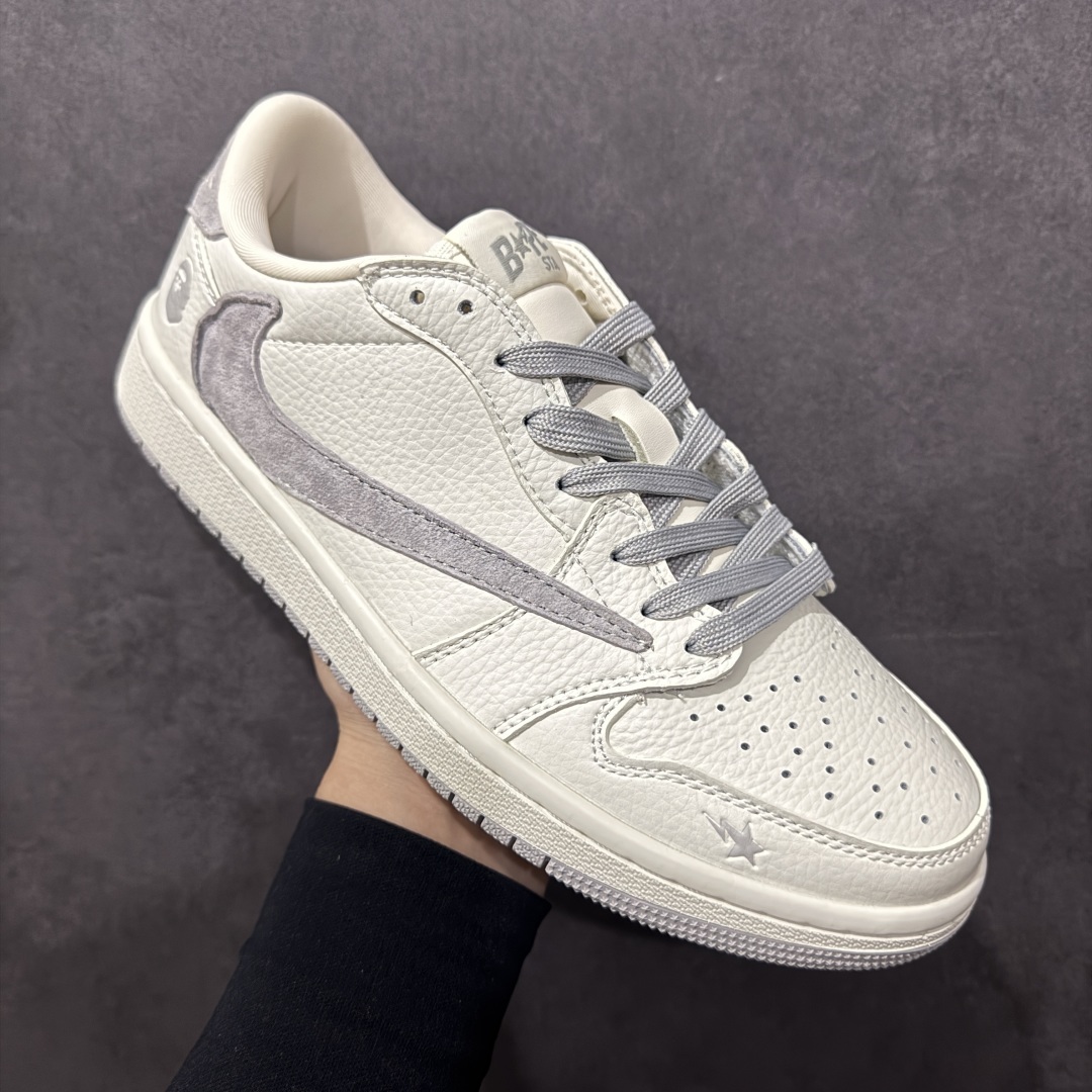 【定制版】Fragment x Travis Scott x 猿人头 Air Jordan 1 Low 三方联名倒钩  JH6088-701