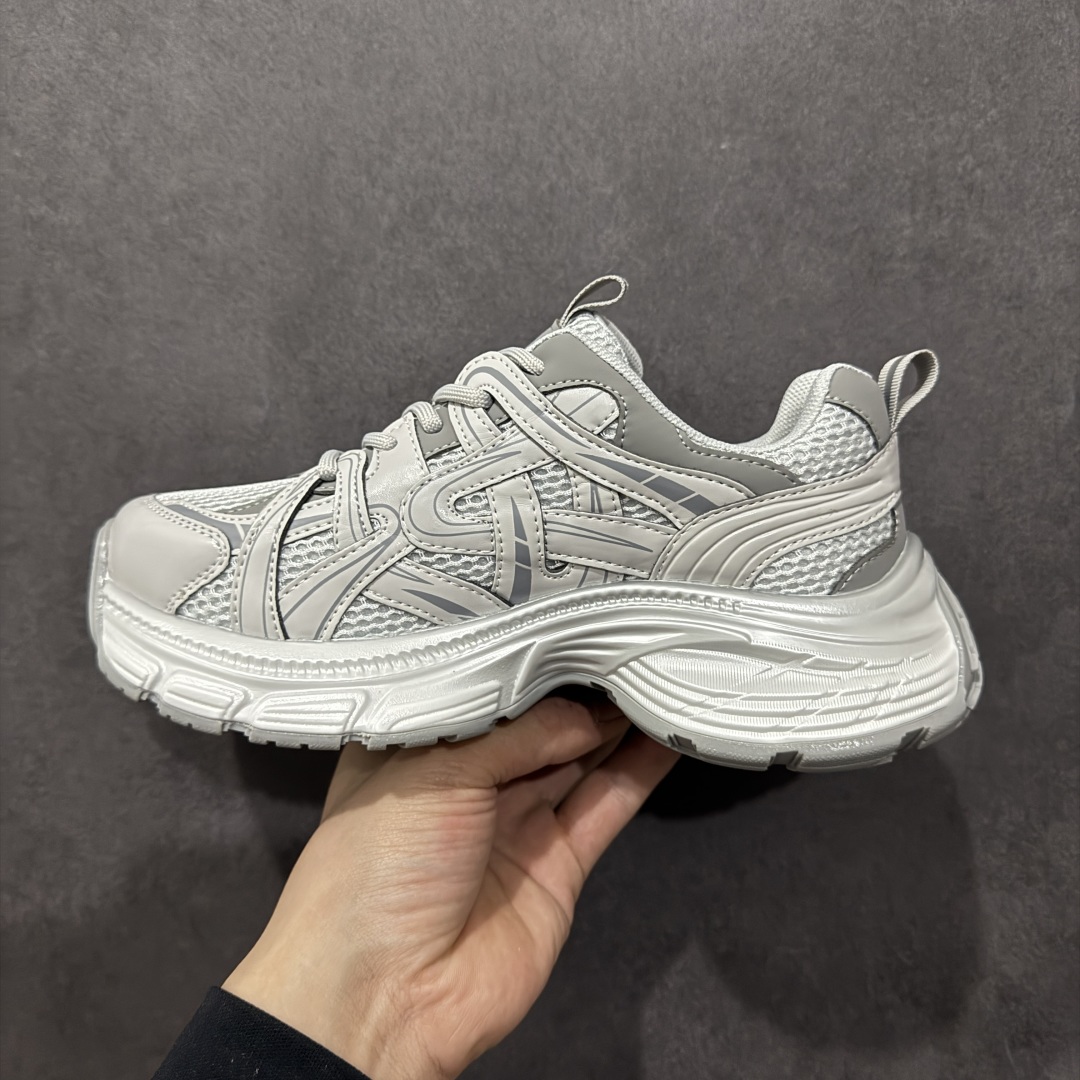 图片[2]-【公司级】GG-CC Chunky Low 休闲运动老爹鞋 #广东大厂出品 完美细节 25ss早春新款 大长腿 时髦look轻松定格 不费力展现率性氛围 酷帅机能风不规则设计大底 GGcc杏银红色拼色造型设计 轻便舒适百搭 不管怎么搭都敲好看~ 尺码： 35 36 37 38 39 40-选品中心