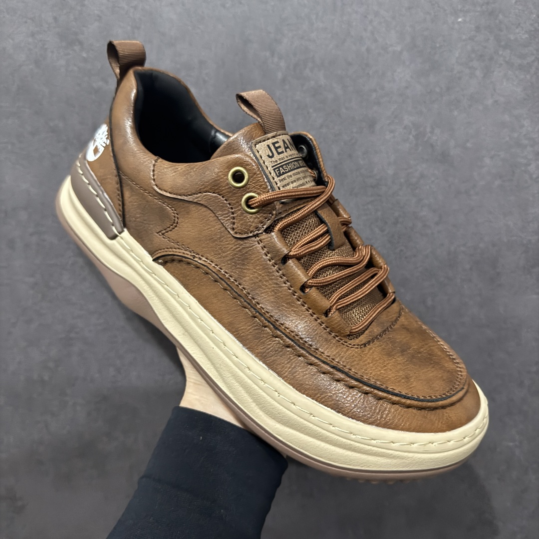 图片[3]-【公司级】2025春款Timberland 天伯伦/添柏岚经典款 经典再造 全新升级 广东大厂品质 原盒原包装 面料采用意大利顶级磨砂牛皮 搭配防臭防腐真皮乳胶鞋垫 给您完美的穿着体验 质量考究耐穿型男必备 专治不帅 高品质脚感一流 独家供应 透气耐磨 尺码：39 40 41 42 43 44 (标准码)-选品中心