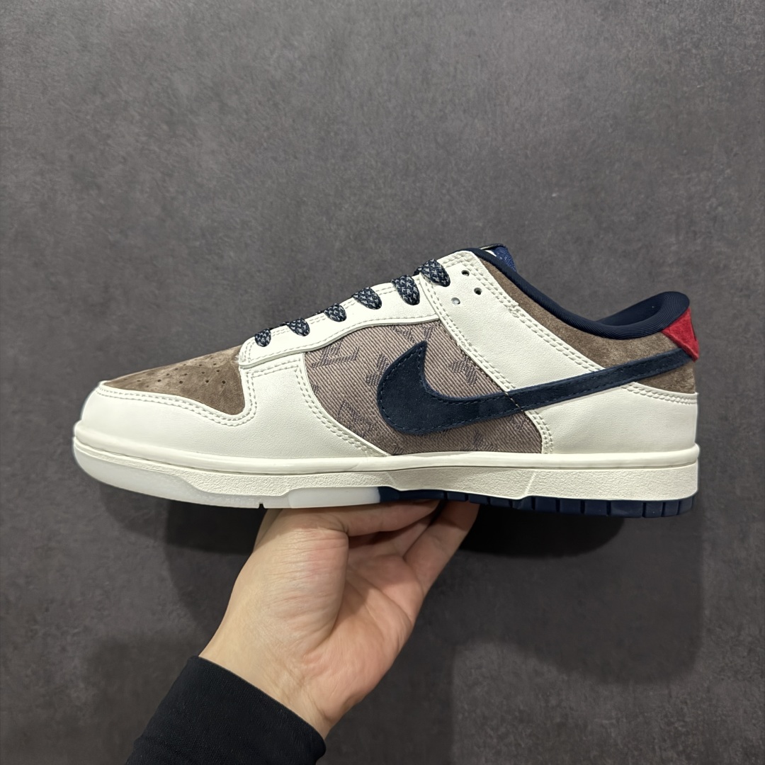 图片[2]-【定制版】Nk SB Dunk Low LV联名 米棕藏蓝 周年高端定制 低帮休闲板鞋 CH8311-273  定制鞋盒 大厂纯原品质出货 超高清洁度 皮料切割干净无任何毛边 细节完美   尺码：36 36.5 37.5 38 38.5 39 40 40.5 41 42 42.5 43 44 44.5 45-选品中心