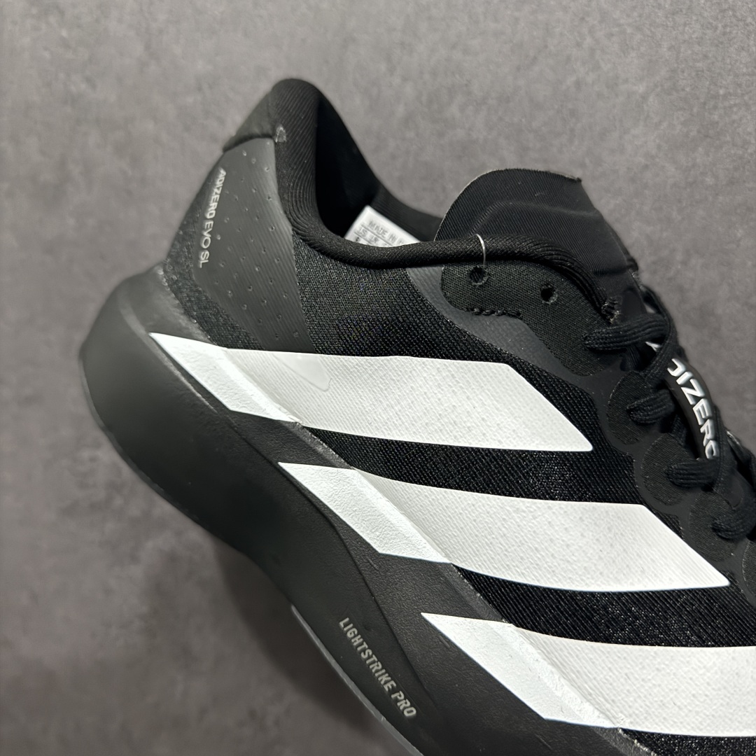 图片[6]-【公司级】AD Adizero Evo SL M 轻盈跑鞋 耐磨减震专业跑步鞋 冲向目标，一路向前，不断挑战和突破自我 无论是平时训练还是马拉松，让这款adidas跑步鞋伴你畅快开跑 兼具舒适性和结构感，搭载Lightstrike科技，为步伐注入活力 货号：JP7149 尺码：36 36.5 37.5 38 38.5 39 40 40.5 41 42 42.5 43 44 44.5 45-选品中心