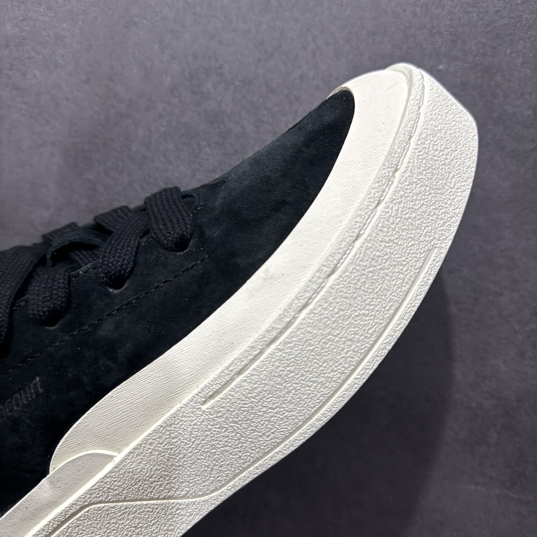 图片[5]-【公司级】adidas LABCOURT 百搭休闲轻松舒适 耐磨透气低帮 板鞋 男女同款 鞋面使用了绒毛麂皮 ，鞋面和鞋底连接处使用了包边处理，看起来更加精致有型;内里也使用了光滑的优质皮革，鞋垫上的Adidas LOGO彰显品牌身份，鞋子后脚跟处的英文 ENDINEERED FOR THE STYLE OF FUTURE译为“为未来的风格而设计” ! 货号：ID6227 尺码：36-45-选品中心