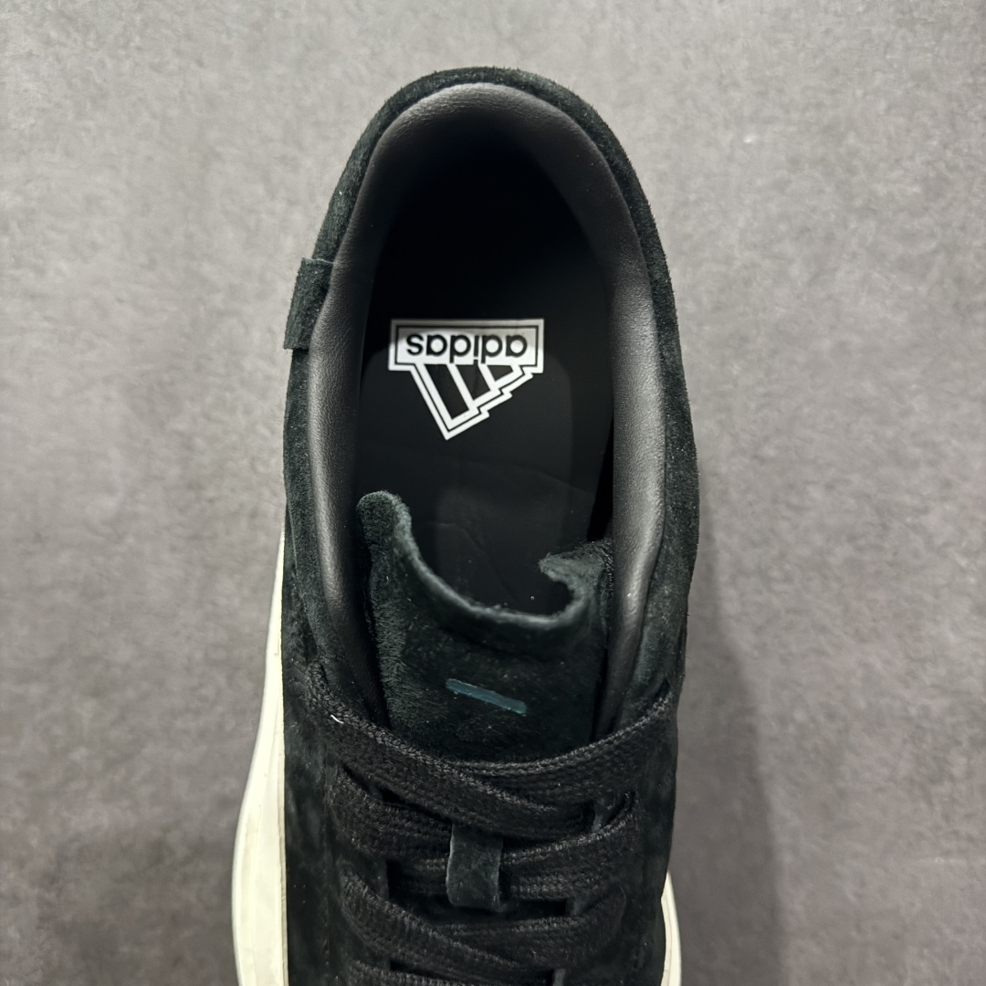 图片[7]-【公司级】adidas LABCOURT 百搭休闲轻松舒适 耐磨透气低帮 板鞋 男女同款 鞋面使用了绒毛麂皮 ，鞋面和鞋底连接处使用了包边处理，看起来更加精致有型;内里也使用了光滑的优质皮革，鞋垫上的Adidas LOGO彰显品牌身份，鞋子后脚跟处的英文 ENDINEERED FOR THE STYLE OF FUTURE译为“为未来的风格而设计” ! 货号：ID6227 尺码：36-45-选品中心