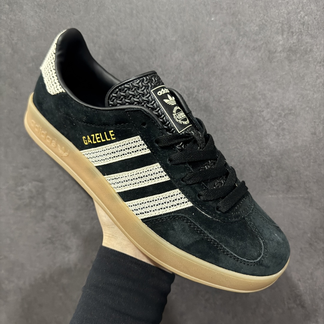  
【正确版】adidas Originals Gazelle INdoor 三叶草休闲防滑耐磨低帮板鞋
