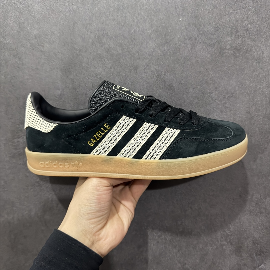  
【正确版】adidas Originals Gazelle INdoor 三叶草休闲防滑耐磨低帮板鞋