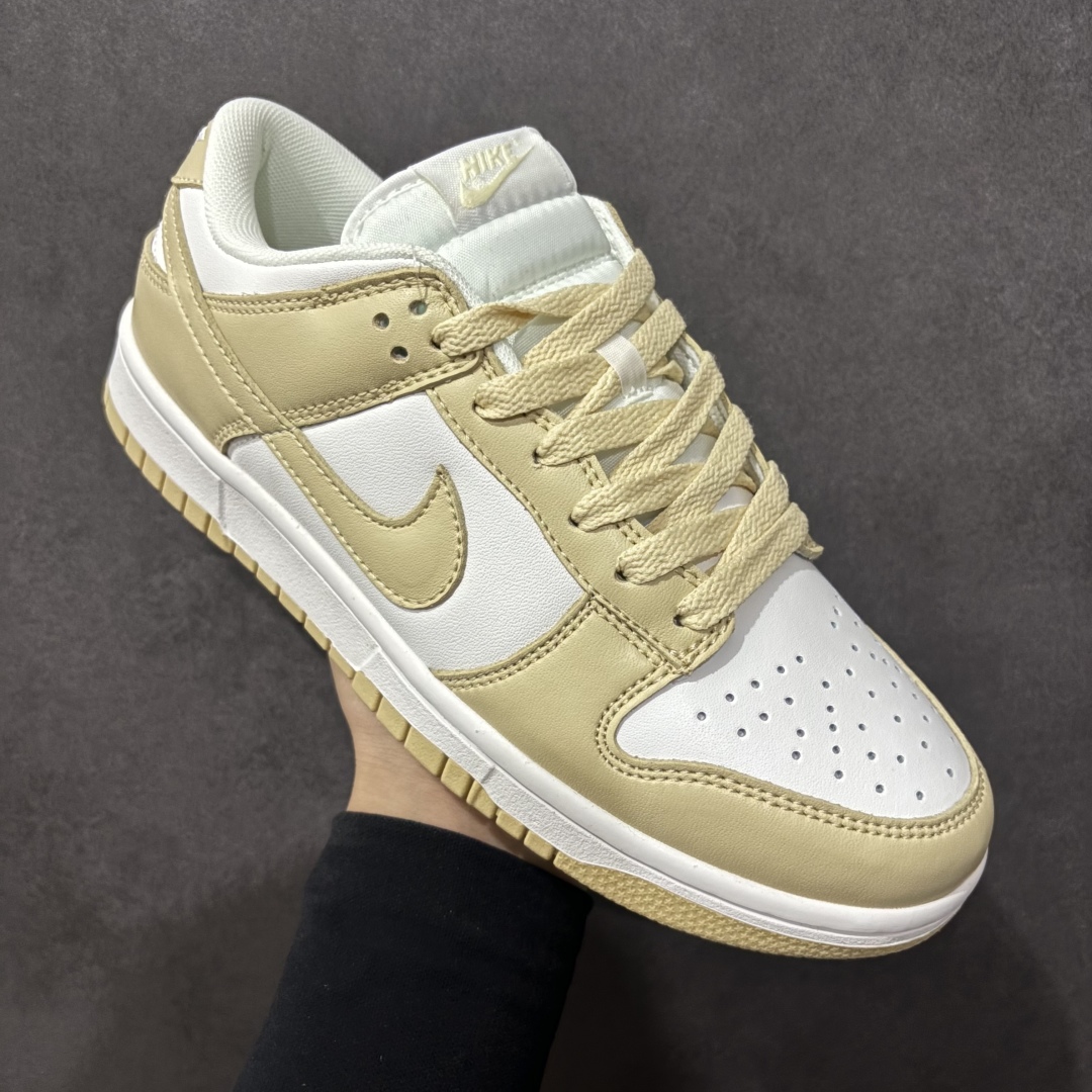 图片[3]-【福利版】Nike Dunk Low 米白色 原装头层材料 用料绝不含糊 独家版型蒸馏加工带来的是更好的视觉和脚感体验 清洁度 电绣工艺 皮料切割干净无任何毛边 细节完美 货号：DV0833-100 尺码：36 36.5 37.5 38 38.5 39 40 40.5 41 42 42.5 43 44 44.5 45 46-选品中心
