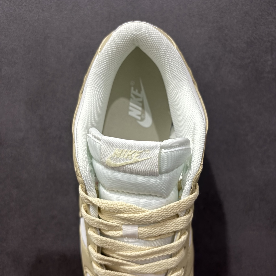 图片[7]-【福利版】Nike Dunk Low 米白色 原装头层材料 用料绝不含糊 独家版型蒸馏加工带来的是更好的视觉和脚感体验 清洁度 电绣工艺 皮料切割干净无任何毛边 细节完美 货号：DV0833-100 尺码：36 36.5 37.5 38 38.5 39 40 40.5 41 42 42.5 43 44 44.5 45 46-选品中心