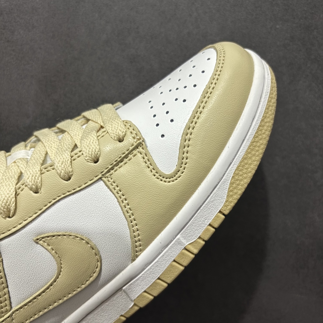 图片[5]-【福利版】Nike Dunk Low 米白色 原装头层材料 用料绝不含糊 独家版型蒸馏加工带来的是更好的视觉和脚感体验 清洁度 电绣工艺 皮料切割干净无任何毛边 细节完美 货号：DV0833-100 尺码：36 36.5 37.5 38 38.5 39 40 40.5 41 42 42.5 43 44 44.5 45 46-选品中心