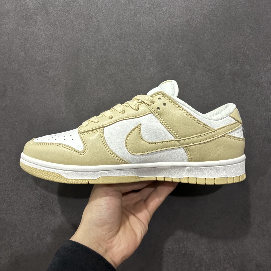 图片[2]-【福利版】Nike Dunk Low 米白色 原装头层材料 用料绝不含糊 独家版型蒸馏加工带来的是更好的视觉和脚感体验 清洁度 电绣工艺 皮料切割干净无任何毛边 细节完美 货号：DV0833-100 尺码：36 36.5 37.5 38 38.5 39 40 40.5 41 42 42.5 43 44 44.5 45 46-选品中心