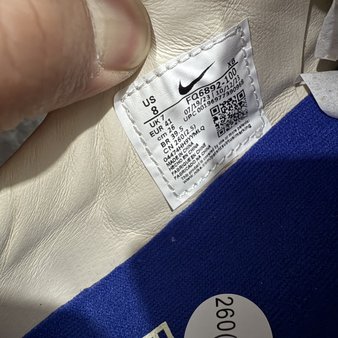 图片[7]-【PK纯原】Bode x NK Astro Grabber SP\\\”Black Coconut Milk\\\”宇宙掠夺者系列低帮复古经典休闲运动鞋 市面第一梯队 正确版本‼️ 原装白底头层皮料、正确zoom鞋垫、缝线鞋标非热熔标！ 配置天鹅绒特殊鞋盒（鞋盒成本较高，退换货请将外保护箱同步退回🫡) 货号：FQ6892-100 尺码：36 36.5 37.5 38 38.5 39 40 40.5 41 42 42.5 43 44 44.5 45 45.5 46-选品中心