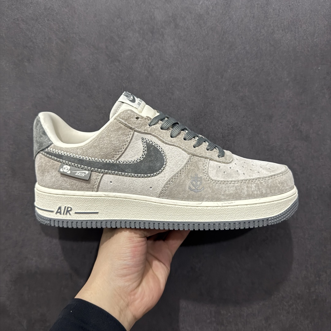 【定制版】Nk Air Force 1\'07 Low 暴力熊联名 灰刺绣勾 空军一号低帮休闲板鞋  #原楦头原纸板 原装鞋盒 定制五金配件 内置全掌气垫 原厂鞋底  货号:KK1988-047 尺码:36 36.5 37 38 38.5 39 40 40.5 41 42 42.5 43 44 44.5 45-选品中心